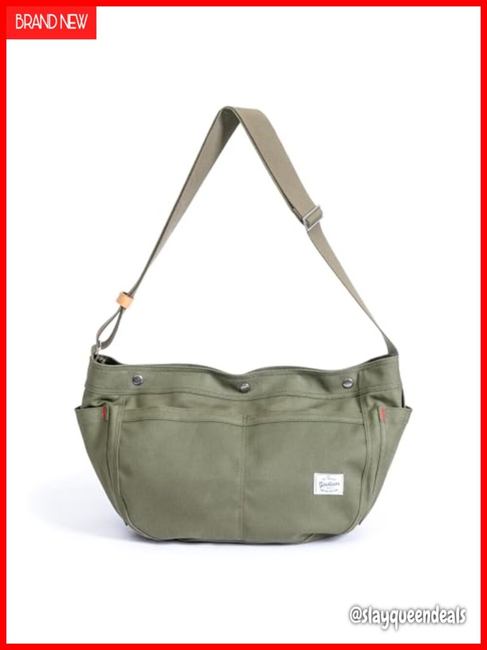 Canvas Crescent Crossbody Bag Casual Shoulder Messenger Hobo